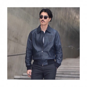 Louis vuitton 2019 Mens Logo Casual Sheep-skin Jacket 