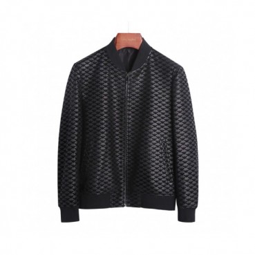 Armani 2019 Mens Logo Casual Leather Jacket - 알마니 2019 남성 로고 캐쥬얼 가죽자켓 Arm0282x.Size(m 