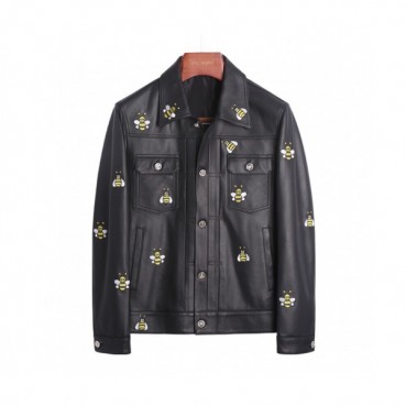 Dior 2019 Mens Logo Leather Jacket - 디올 2019 남성 레더자켓 Dio0348x.Size(m 