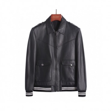 Givenchy 2019 Mens Logo Casual Leather Jacket - 지방시 남성 로고 캐쥬얼 레더 자켓 Giv0213x.Size(m 