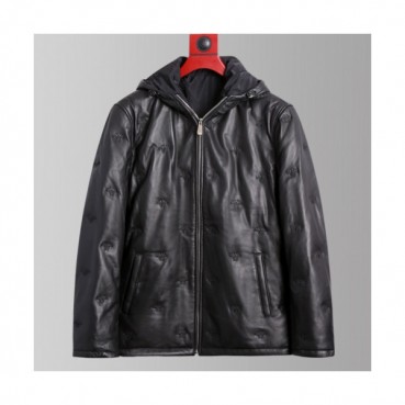 Dior 2019 Mens Logo Down Padding Leather Jacket - 디올 2019 남성 다운 패딩 레더자켓 Dio0338x.Size(m 