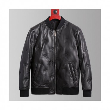 Dior 2019 Mens Logo Down Padding Leather Jacket - 디올 2019 남성 다운 패딩 레더자켓 Dio0337x.Size(m 