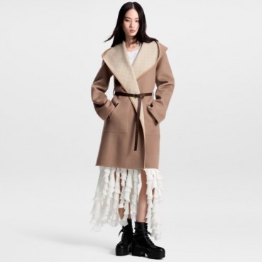 루이비통 여성 후드 코트 - Louis vuitton Womens Hood Coat 