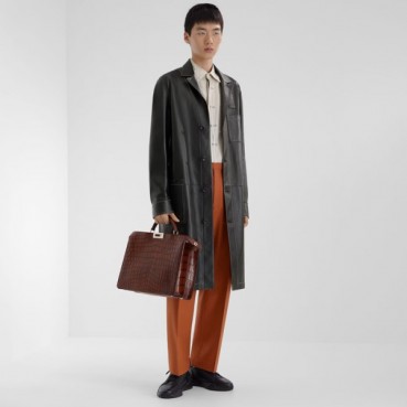 펜디 남성 가죽 코트 - Fendi Mens Leather Coat 