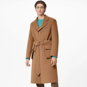 루이비통 남성 카멜 코트 - Louis vuitton Mens Camel Coats 