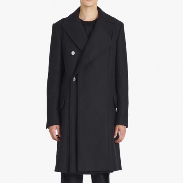 발망 남성 블랙 코트 - Balmain Mens Black Coats 