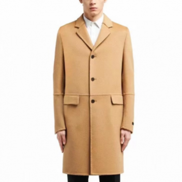 프라다 남성 카멜 코트 - Prada Mens Camel Coats 