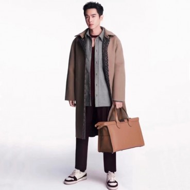 펜디 남성 모던 베이지 코트 - Fendi Mens Beige Coats 