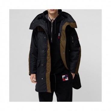 버버리 남성 블랙 다운 코트 - Burberry Mens Black Coats 