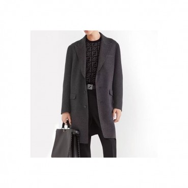펜디 남성 모던 블랙 코트 - Mens Black Coats 