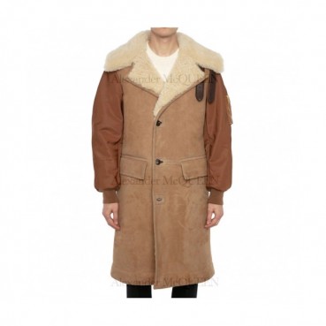 Alexander McQueen  Mens Trendy Coats Camel - 알렉산더 맥퀸 2021 남성 트렌디 코트 Ale0104x Size(m 