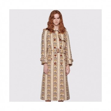 Gucci  Womens Casual Trench Coats Ivory - 구찌 2021 여성 캐쥬얼 트렌치 코트 Guc04515x Size(s 