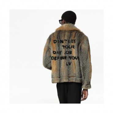 Louis vuitton  Mm/Wm Signature Logo Mink Coats Gray - 루이비통 2021 남/녀 시그니처 로고 밍크 코트 Lou03630x Size(m 