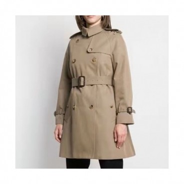 Celine  Ladies Trench Leather Coats Beige - 셀린느 여성 레더 트렌치 코트 Cel0152x Size(xs 