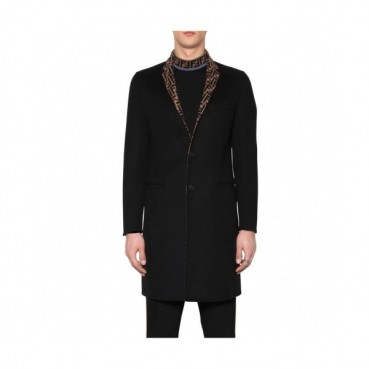 [매장판]Fendi 2019 Mens Logo Cashmere Coat - 펜디 2019 남성 로고 캐시미어 코트 Fen0490x.Size(m 