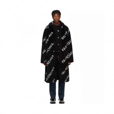 Balenciaga 2019 Mm/Wm Logo Mink Coat - 발렌시아가 2019 남자 로고 밍크 코트 Bal0349x.Size(xs 