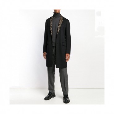 [매장판]Fendi 2019 Mens Logo Cashmere Coat - 펜디 2019 남성 로고 캐시미어 코트 Fen0386x.Size(m 