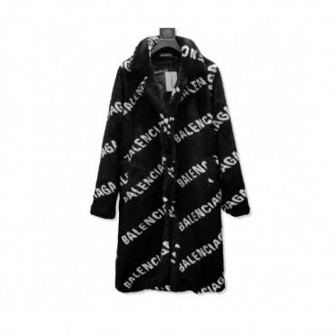 Balenciaga 2019 Mm/Wm Logo Mink Coat - 발렌시아가 2019 남자 로고 밍크 코트 Bal0321x.Size(xs 
