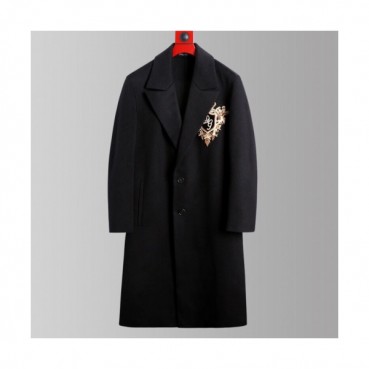 Dolce&Gabbana 2019 Mens Logo Cashmere Coat - 돌체앤가바나 2019 남성 로고 캐시미어 코트 Dol0231x.Size(s 