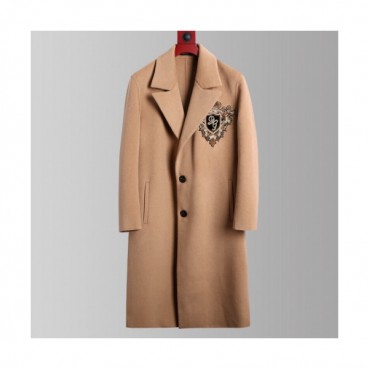 Dolce&Gabbana 2019 Mens Logo Cashmere Coat - 돌체앤가바나 2019 남성 로고 캐시미어 코트 Dol0230x.Size(s 
