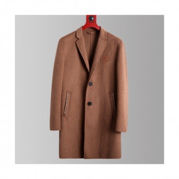 Fendi 2019 Mens Logo Cashmere Coat - 펜디 2019 남성 로고 캐시미어 코트 Fen0338x.Size(s 