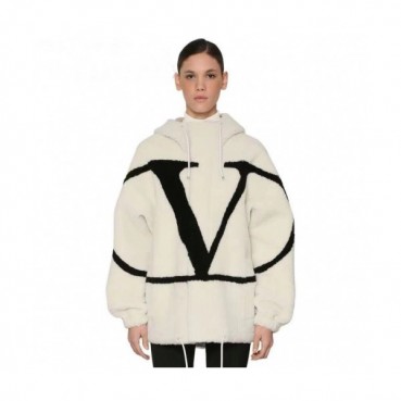 Valentino 2019 Womens Logo Wool Coat - 발렌티노 2019 여성 로고 울코트 Val0240x.Size(s 