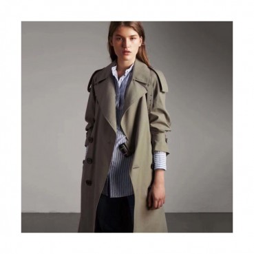 Burberry 2019 Ladies The Kensington Cotton Trench Coat - 버버리 여성 켄징턴 코튼 트렌치 코트 Bur0745x.Size(s 