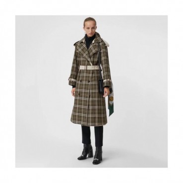 Burberry 2019 Ladies Reversible Cotton Trench Coat - 버버리 여성 양면 코튼 트렌치 코트 Bur0720x.Size(s 