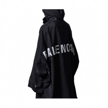 Balenciaga 2019 Mm/Wm Over Size Shell Rain Coat - 발렌시아가 남자 오페라 오버사이즈 쉘 레인 코트 Bal0130x.Size(Free).2컬러(네이비/화이트)