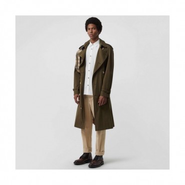 Burberry 2019 Mens Classic Cotton Trench Coat - 버버리 남성 클래식 코튼 트렌치 코트 Bur0572x.Size(s 