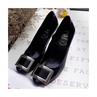 Roger Vivier 2019 Ladies Belle Patent-leather Court Shoes
