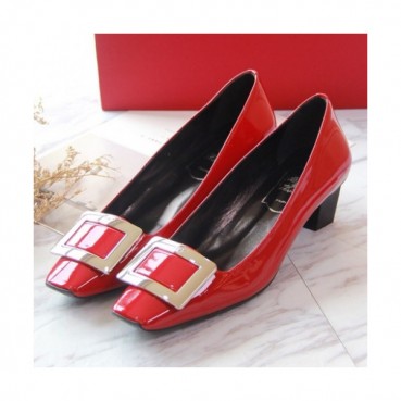 Roger Vivier 2019 Ladies Belle Patent-leather Court Shoes