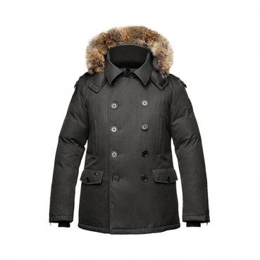 The Kato 다운코트 남성용 블랙 no0004m - Nobis The Kato Down Coat Men Black