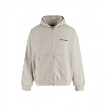 발렌시아가 남성 집업 후드티 - Balenciaga Mens Zip