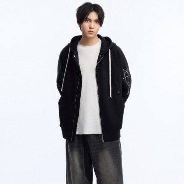 릭오웬스 남성 집업 후드티 - Rick Owens Mens Zip