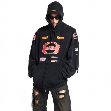 발렌시아가 남/녀 집업 후드티 - Balenciaga Unisex Zip