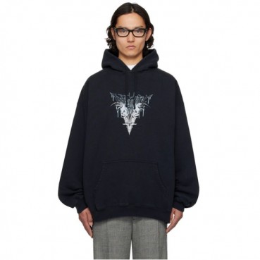 베트멍 남/녀 베이직 후드티 - Vetements Unisex Basic Hoodie 