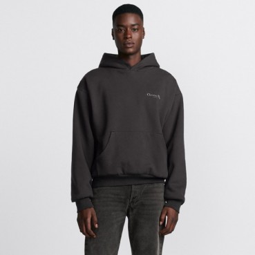 디올 남성 블랙 후드티 - Dior Mens Black Hoodie 