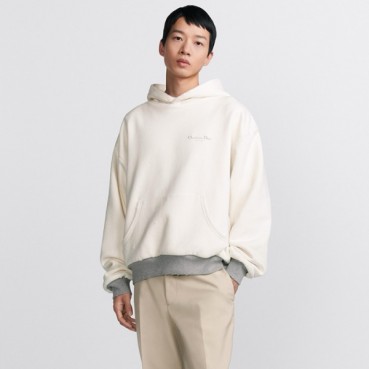디올 남성 화이트 후드티 - Dior Mens White Hoodie 