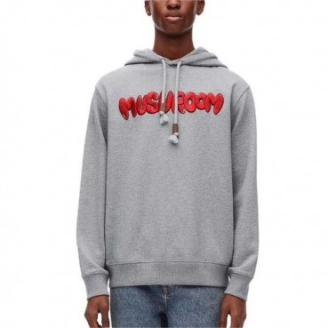 로에베 남성 그레이 후드티 - Loewe Mens Gray Hoodie 