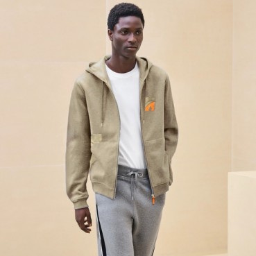 에르메스 남성 집업 후드티 - Hermes Mens Zip