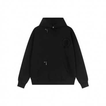 크롬하츠 남성 블랙 후디 - Chrom hearts Mens Black Hoodie 