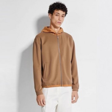 에르메네질도 제냐 남성 집업 후드티 - Ermenegildo Zegna Mens Zip