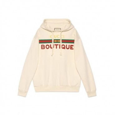 구찌 남/녀 블랙 후드티 - Gucci Unisex Black Hoodie 