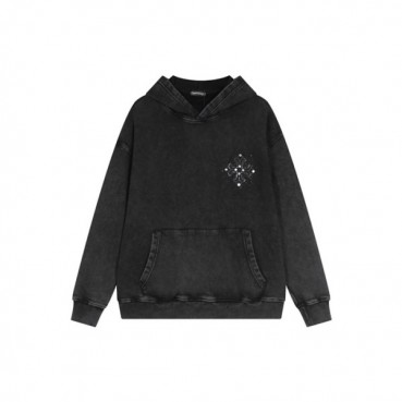 크롬하츠 남성 블랙 후디 - Chrom hearts Mens Black Hoodie 