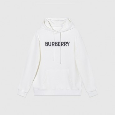 버버리 남성 화이트 후드티 - Burberry Mens White Hoodie 