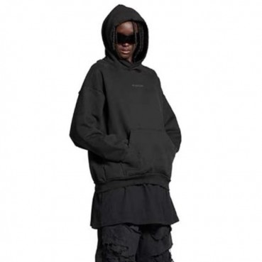 발렌시아가 남성 블랙 후드티 - Balenciaga Mens Black Hoodie 