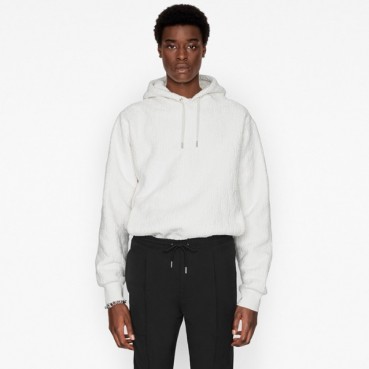 디올 남/녀 화이트 후드티 - Dior Unisex White Hoodie 