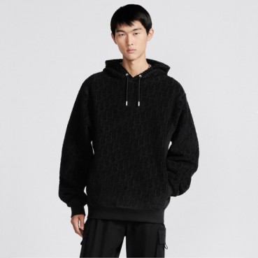 디올 남/녀 블랙 후드티 - Dior Unisex Black Hoodie 