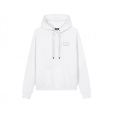 디올 남/녀 화이트 후드티 - Dior Unisex White Hoodie 